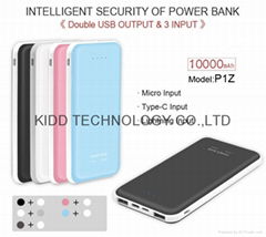 9500-10200mAh Power bank with