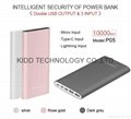 Aluminum alloy KIDD power banks protable 10000mAh powerbank 1
