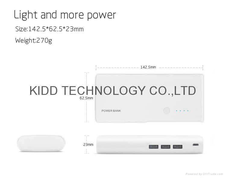 3 USB Output Powerbank new design with led indicator 3