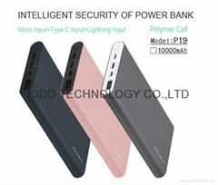2017 real capacity 9500-10200mAh protable power banks with aluminum alloy