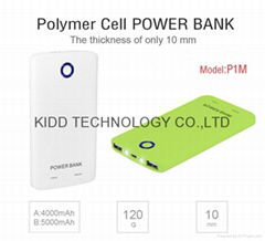 Small capacity Powerbank 5000mAh with rubber finished appearance power banks