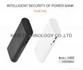 8000mAh capacity powerbanks with Rubber