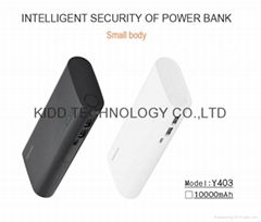 8000mAh capacity powerbanks with Rubber