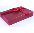 Rigid paper box for gift