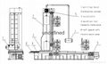 Box column H beam face milling machine for assembling easily 3