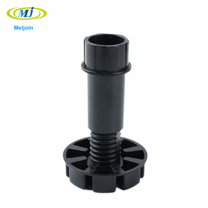 High Quality Furniture Plastic Adjustable Leg 100-160mm 2