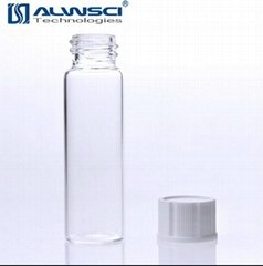 Clear and Amber Chemical Storage Vial for Stock Reagent and Solid of Lab use