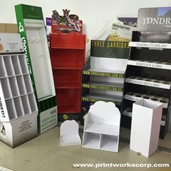 Custom Cardboard Paper Display Shelf Unit
