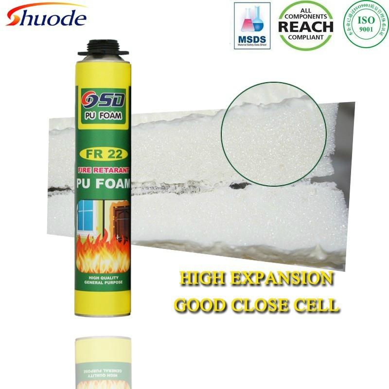 Spray B2 Fire Resistant Fire Proof Polyurethane Foam 2