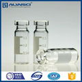 1.8ml Clear Glass Crimp Autosampler vial with 11mm aluminum closure  2