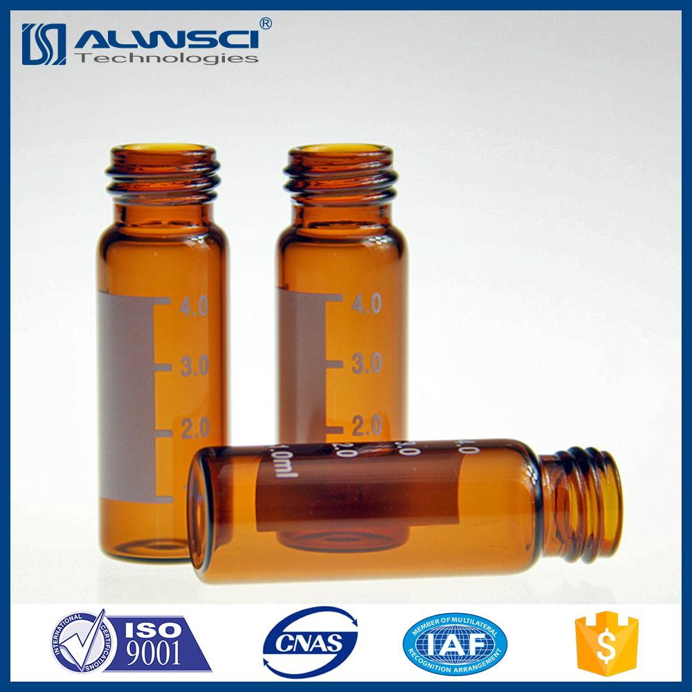4ml chromatography sample vials Screw thread clear vial hplc vial for