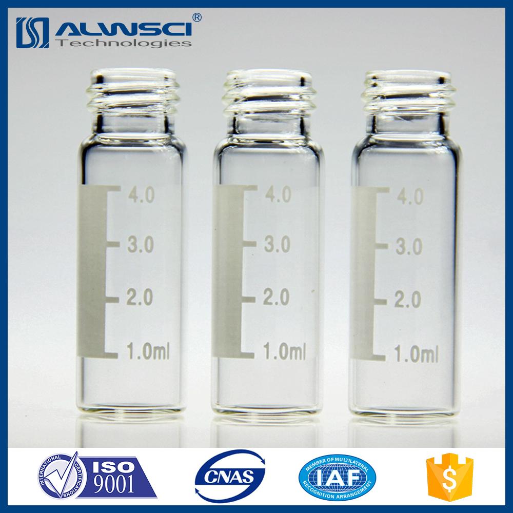 4ml chromatography sample vials Screw thread clear vial hplc vial for