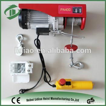 Mini electric hoist PA800 Portable Wire Rope Electric Hoist 3