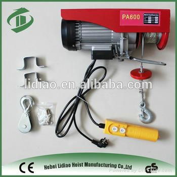 Mini electric hoist PA800 Portable Wire Rope Electric Hoist 4