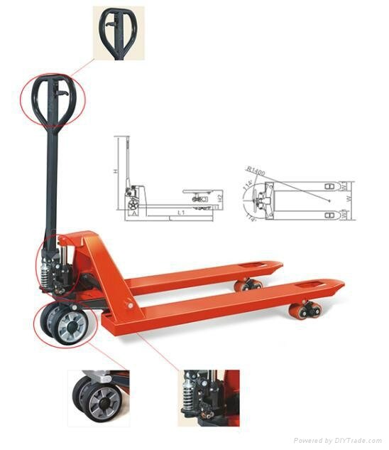 2016 new hydraulic hand pallet trucks from 10 years manufacture 4