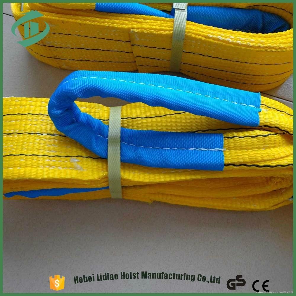 Top grade hot selling lifting Nylon webbing strap webbing sling lifting belt 3