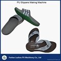 PU slipper shoe pouring machine 