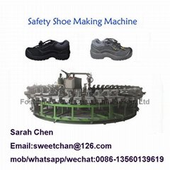 Pu safety shoes making machine 