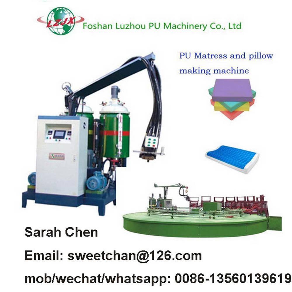 PU memory foam pillow Making machine polyurethane gel injection machine  2