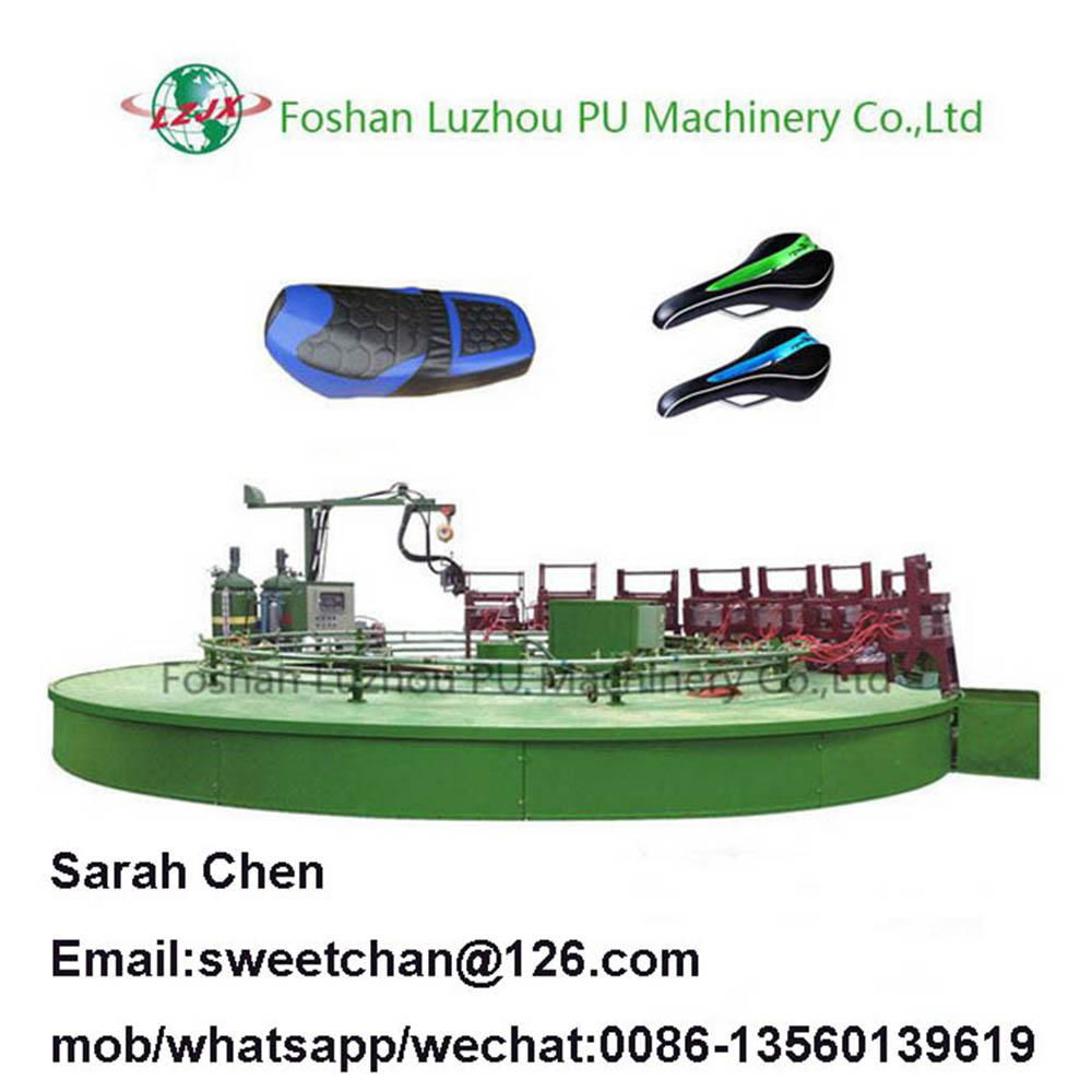 polyurethane bike and motorcycle seats and cushion making machine  4