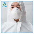 Disposable microporous coverall combined with PE breathable film  2