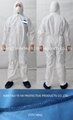 Disposable microporous coverall combined with PE breathable film  4