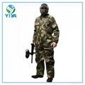 Disposable camouflage coverall for