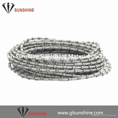 11mm plastic diamond wire for Granite block cutting profiling 