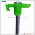 Ground hard galvanized steel tent peg stake with plastic stopper for outdoor  4