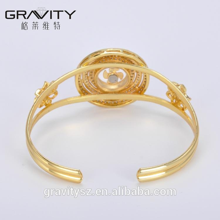 SHZH-014 Gravity 18k Gold Jewelry Fashion Women Bangles And Bracelets 2