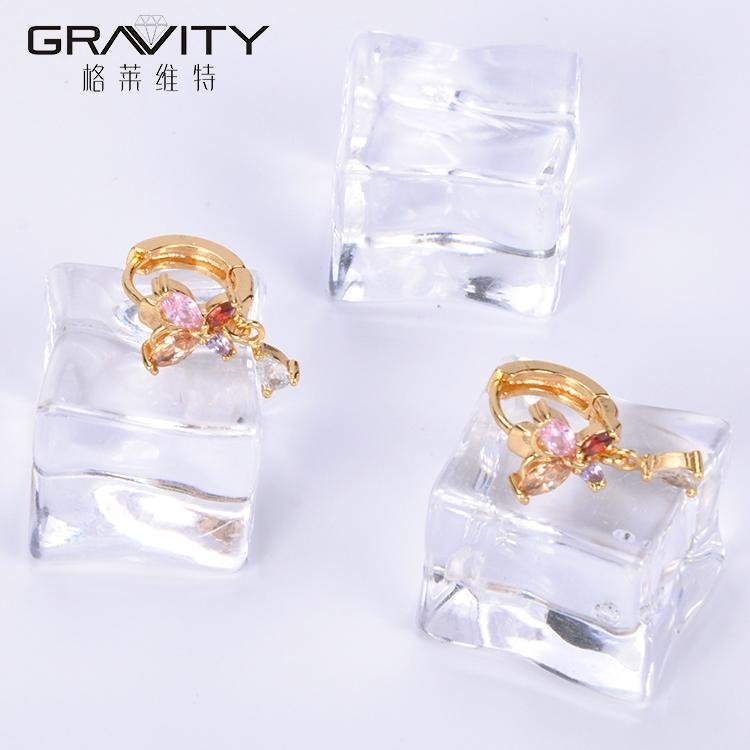 ESQG0001 Beautiful Fashion dubai wedding 24k gold plating Earring 3