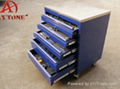 230pcs Tools Five Drawers Tool Trolley