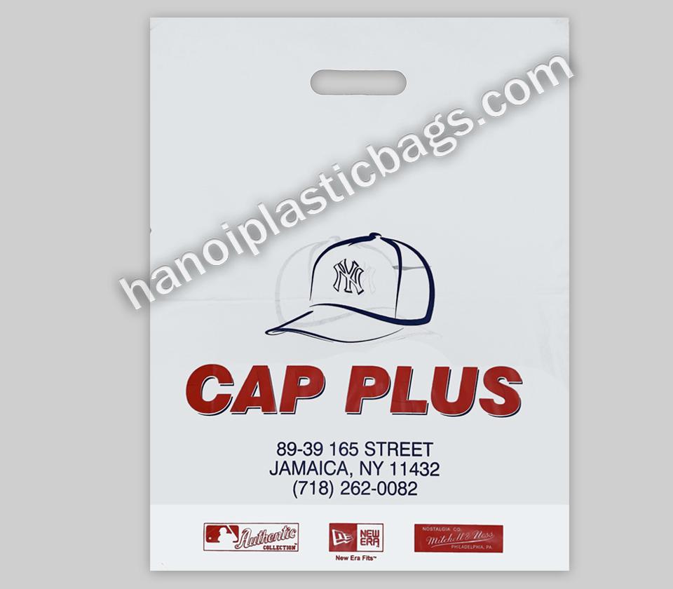 DIE CUT PLASTIC BAG FOR SHOPPING HANOI PLASTIC BAG MANUFACTURING JSC