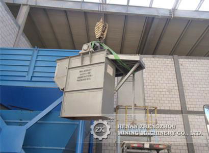 China factory TH series Chain type concrete bucket elevator