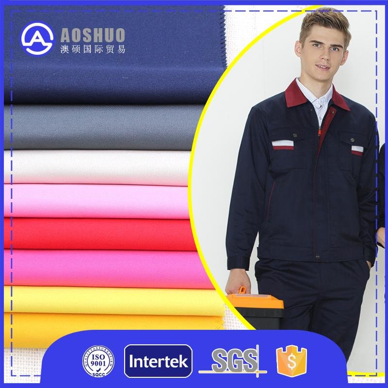 cotton polyester fabric for workwear