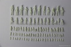 1: 25~1: 300 Scale Mini Plastic Model Figures for Architectural Model Layout