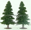 Various model trees for architectural model and train model scene layout 4