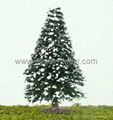 Artifical model trees for architectural model and train model scene layout 1