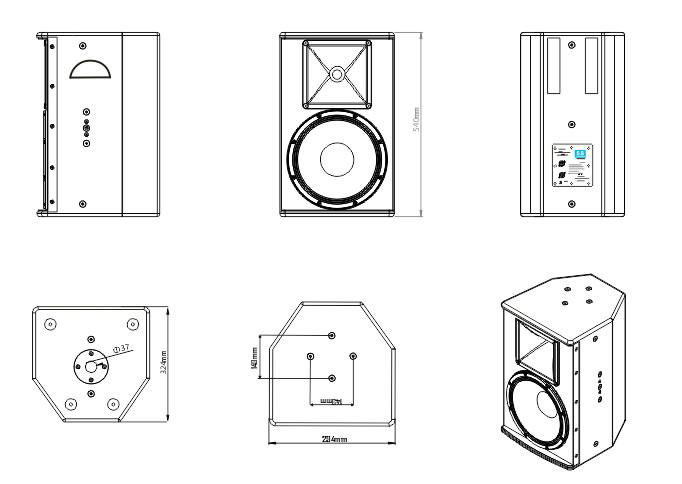 BL-6010 Two-way FullRange LoudSpeaker Systems    4