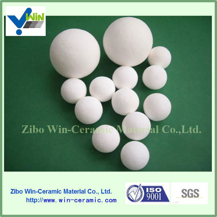 High alumina inert ceramic ball