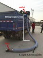 Portable truck loading vinasse auger conveyor 3