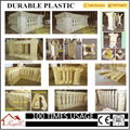 100 Times Usage Plastic Fence Concrete Mould 2