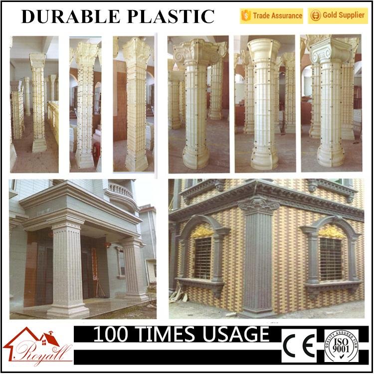 Plastic Pillar Column Concrete Mould 5