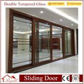 Aluminium Double Tempered Glass Sliding Door