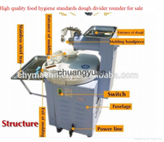 High quality food hygiene standards dough divider rounder for sale