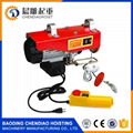 300kg PA mini wire rope  electric hoist