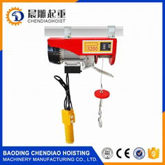 500kg PA mini wire rope  electric hoist