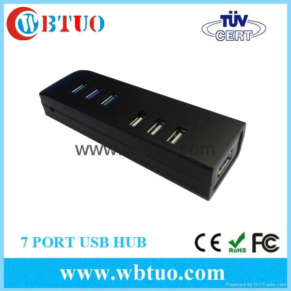 high speed 7 ports usb3.0 light up usb hubs