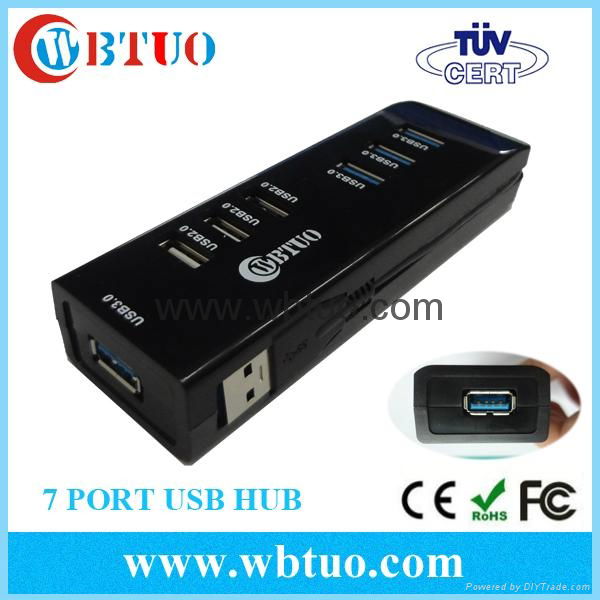 high speed 7 ports usb3.0 light up usb hubs 3