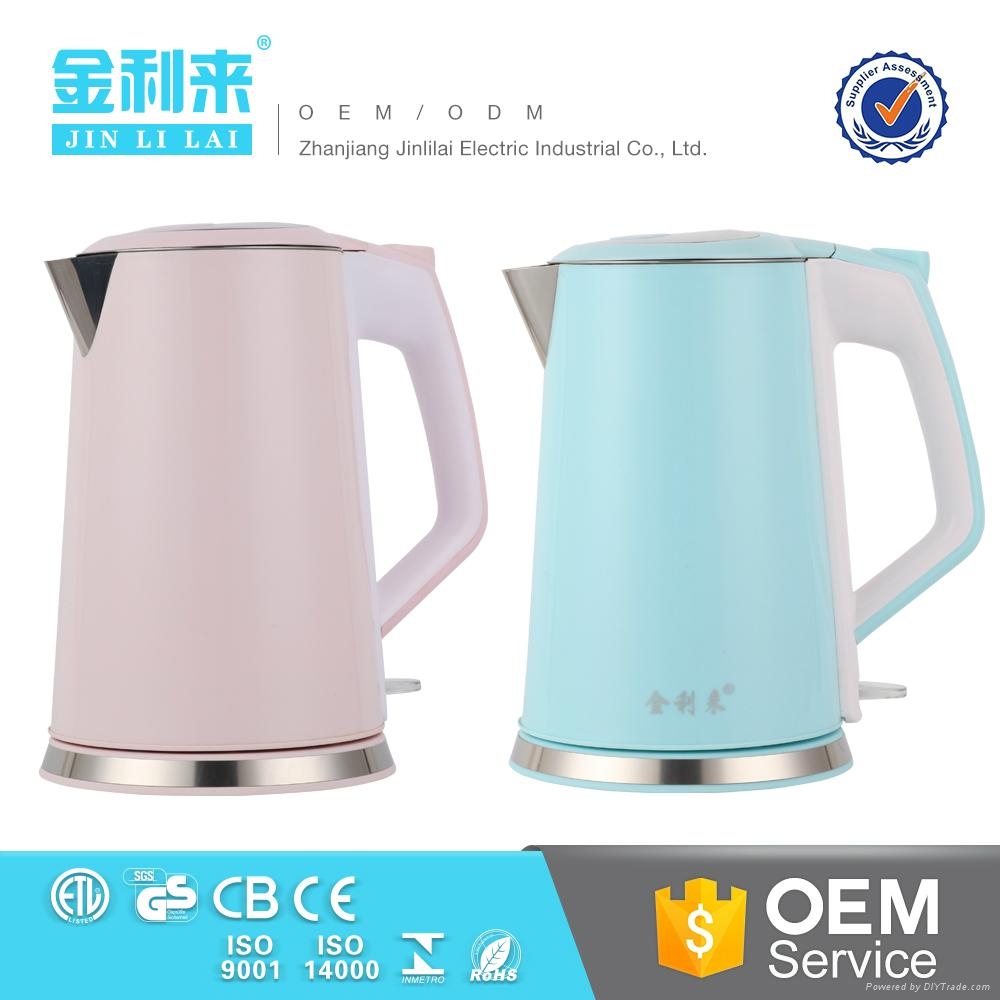 Large Electric Tea Kettle Cordless Electric Plastic Kettle JL201E
